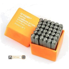 Professional Steel Number and Letter Punch Set, 3mm