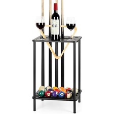 Pool Stick Holder Pool Cue Rack Cue Stick Holder for Game Room Holds 6 Cues