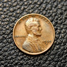 1939-d Lincoln Wheat Cent Very Fine Vf Condition Combined Shipping