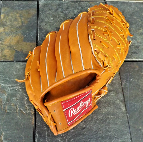 Gant De Baseball Vintage Rawlings RBG36 12" - Modèle Reggie Jackson, Droitier, Cuir Marron (Occasion)