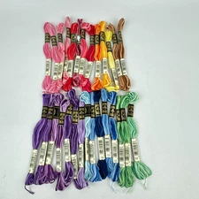 DMC Variegated 28 Skeins 6 Strand Embroidery Thread - Lot of 28 - NEW