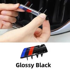Fit For Bmw M Front Grill Gloss Black Style Emblem Badge Letter M