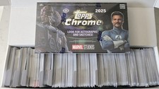 Sealed Topps Marvel Studios 2025 Hobby Box Plus 500 Card Lot