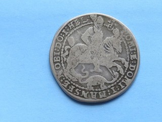 Taler Mansfeld Friedeburg 1601 GM Silber 27 71 Gramm Original