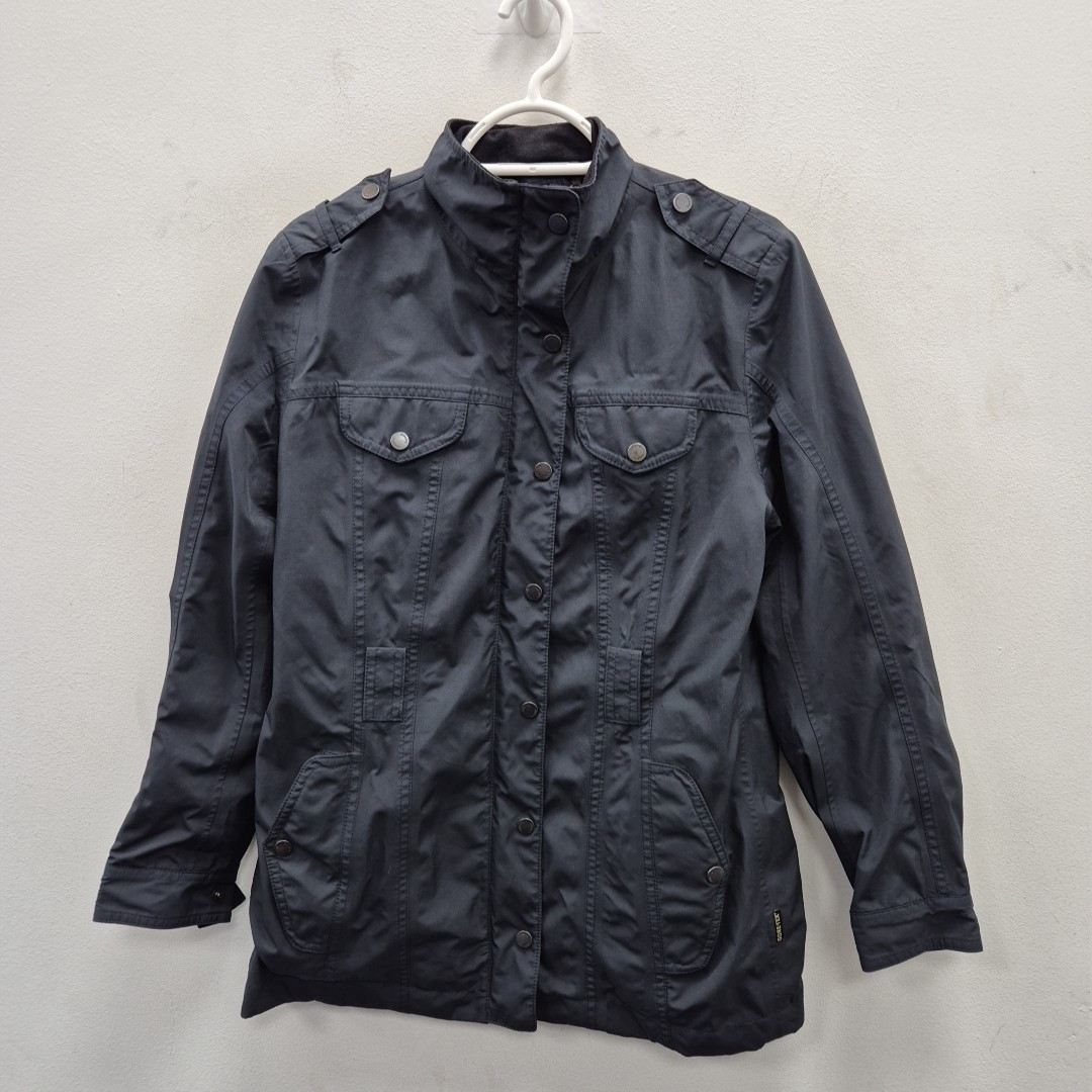 Dubarry Country Goretex Waterproof Navy Country Rain Coat Jacket Uk 10 Eu 36