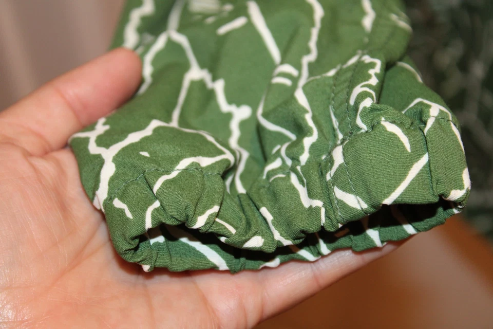 LL BEAN Anorak Jacket Womens Medium Leaf Print Hooded Lightweight Outdoor 509969 - Image 4 of 4