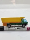 1970 Hotwheels Redline Heavyweight Dumptruck In Green Great Paint And Wheels