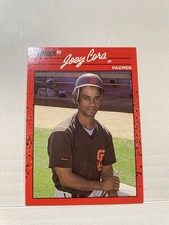 ERROR-Donruss 1990 Joey Cora #538 San Diego Padres Baseball Card Base Set
