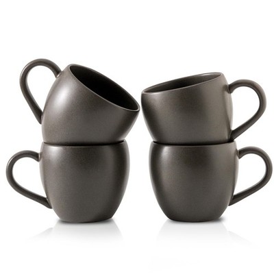 Coffee Mugs Set of 4, Stoneware 16 Oz Coffee Mugs for Cappuccino Latte Cocoa ...