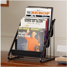 Vinyl Record Storage,3-Tier Record Holder and Stand Display, Vinyl Holder and...