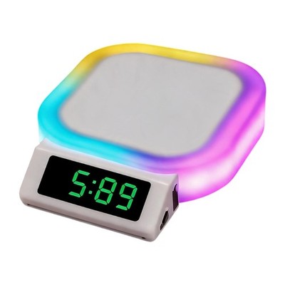 Desktop Digital Clock with Single Button Use and Finish Tone