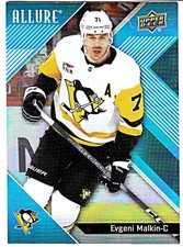 2024-25 UPPER DECK ALLURE #12 EVGENI MALKIN Pittsburgh Penguins Hockey Card