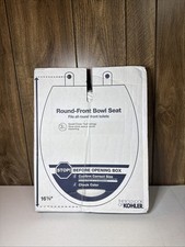 KOHLER 20111-0 Grip Tight Brevia QC PB Toilet Seat- Round Front New in Box