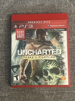 Uncharted Drake's Fortune Greatest Hits PS3 NO  Manual 