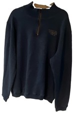 Disney Parks Walt Disney World Men's Blue 1/4 Zip Pullover Sweatshirt XL