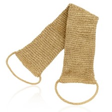 Extra Rough Exfoliating Back Scrubber Natural Jute Body for Yellow
