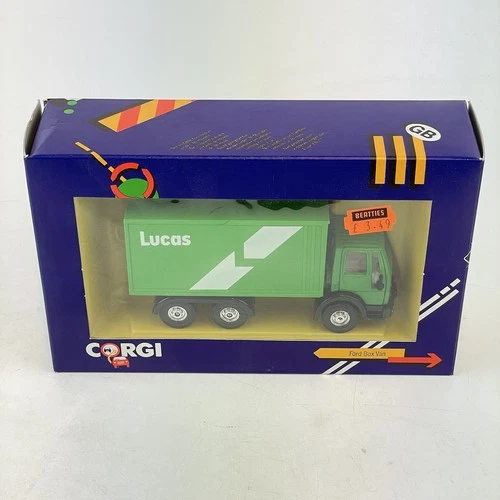 Vintage Boxed Corgi 1192 Ford Box Van Lucas