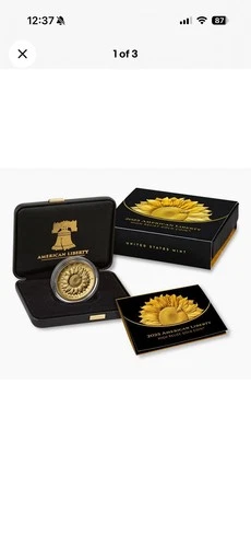 2025 W $100 Gold American Liberty High Relief W/OGP (Sealed Box)