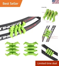 Archery Limb Stabilizers - Green Rubber Dampeners for Improved Shot Precision