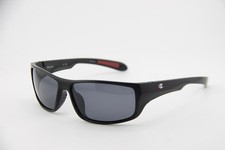 NEW CHAMPION CU 6016 C01 BLACK RED SUNGLASSES FRAMES 59-14