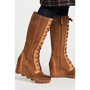 tall sorel wedge boots