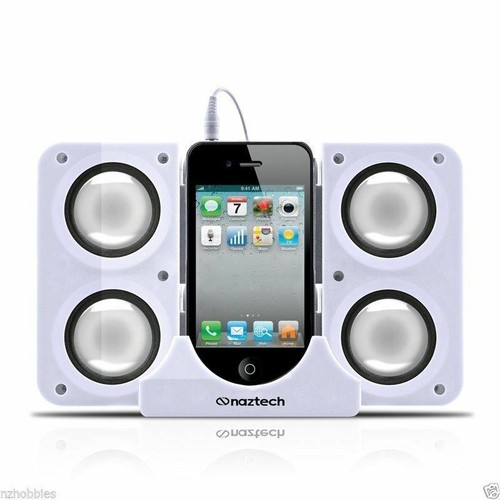 Nuevo Altavoz Portátil Universal Naztech N40 con Audio 3.5mm - Blanco # N40-11917 - Imagen 5 de 6