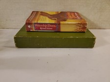 Lot of 2 Books by Richard Adams, Watership Down & The Plaque Dogs, PB & HB,  89