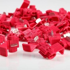 100pcs NEW Scotch Lock Quick Splice 22-18 AWG Wire Connector Red