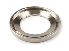 Brushed Nickel Bathroom Mounting Ring For Vessel Sinks Drain Hole 3 In Diameter