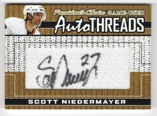 2019 President’s Choice Game-Used AutoThreads Autograph Scott Niedermayer 6/10