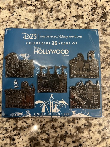 D23-Exclusive Disney's Hollywood Studios 35th Anniversary Pin Set – Limited Edi