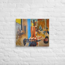 "Man Lamenting the Aftermath"