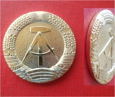 GDR aluminium emblem medal for honorary gift/award/East German medal