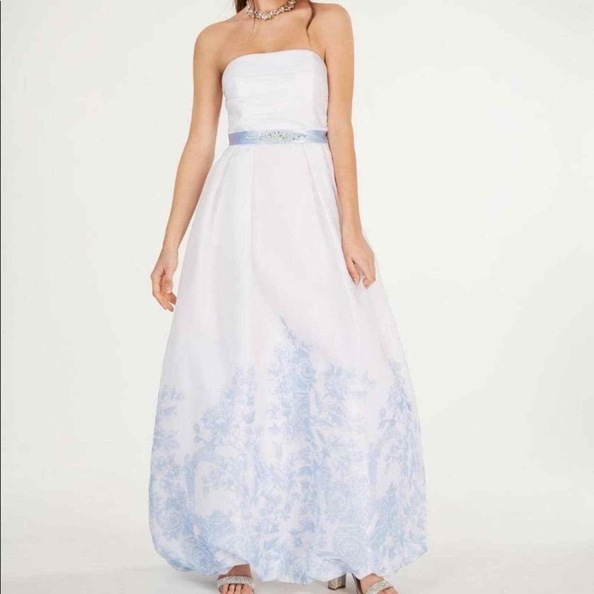 Strapless Dress Macys Prom Dresses White Jovani Short And Cocktail 47304  Chique Prom, Raleigh NC 27616