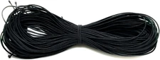 0.8Mm Black Elastic Cord Beading Threads Stretch String Fabric Crafting Cords fo