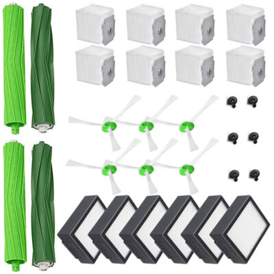 Zubehör Filter Bürsten Set Für iRobot Roomba i7 i8 i7+ i8 Plus i5 E5 E6 j7+ i5+