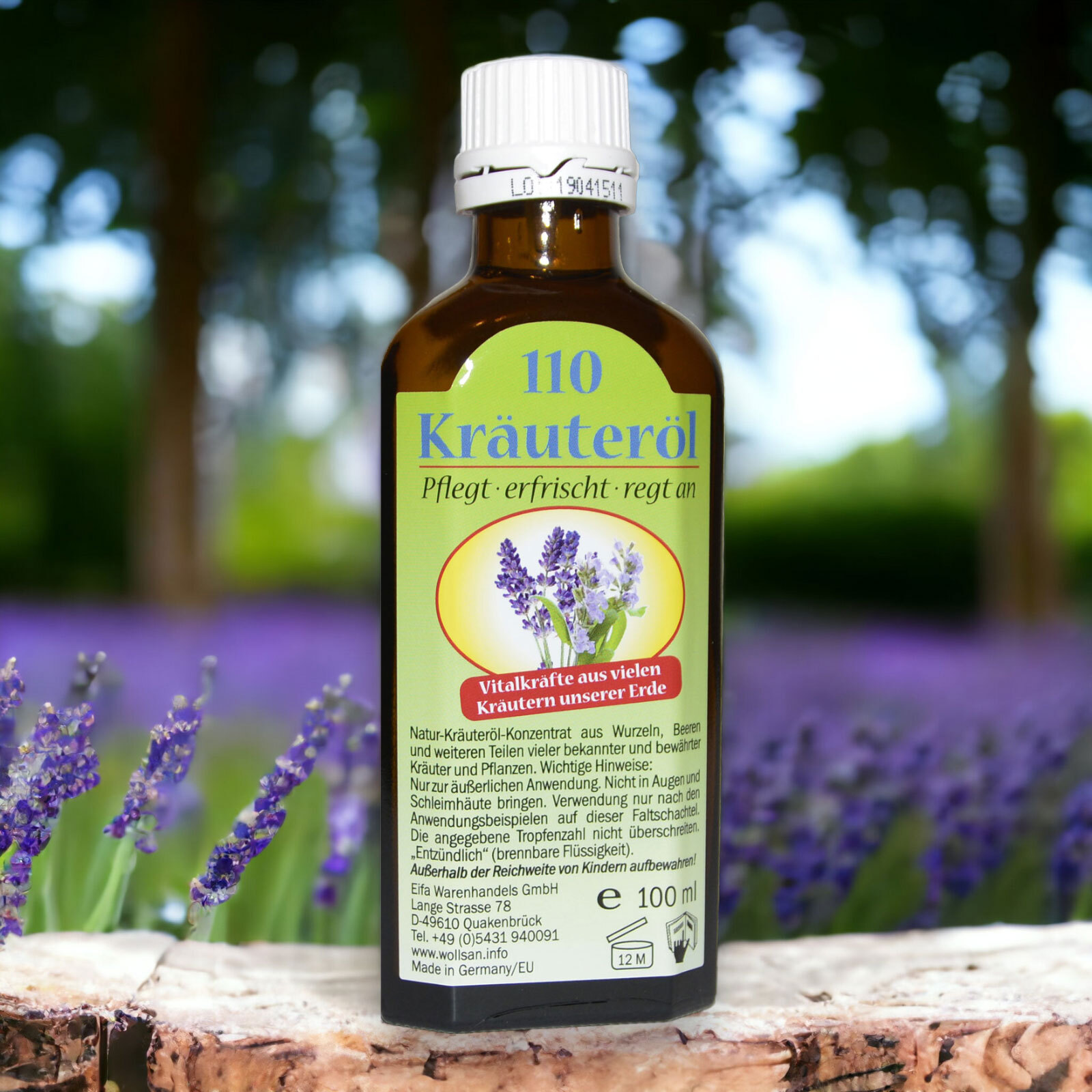 110 Kräuter Öl - 100ml Kräuteröl Massageöl Schmerzlinderung und Körperhygiene