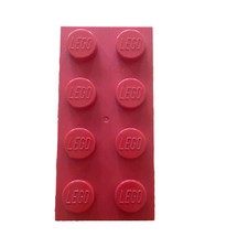 Lego Red Brick Bank 6 1/2”x 3” New