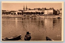 Macon France La Saone et le quai Lamartine Postcard UNPOSTED #2