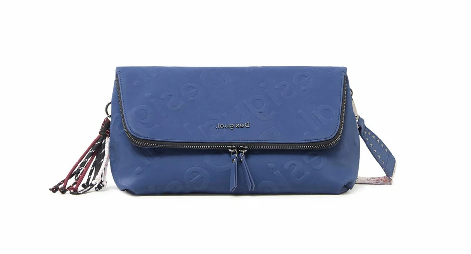 Desigual Bols Galia Venecia Crossbody Bag Umhängetasche Tasche Dark Denim
