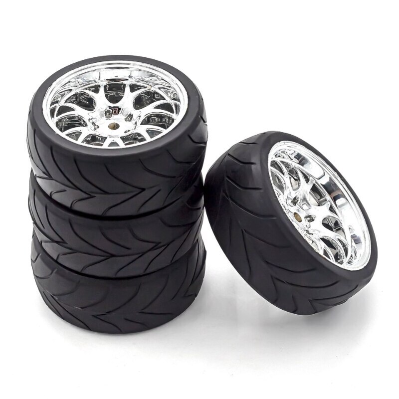 1/10 Onroad Rc Car Wheel Tires For Traxxas Nitro 4tec 4-tec 2.0 4pcs