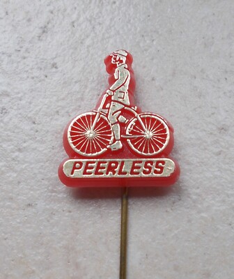 Ancienne Épingle à Chapeau PEERLESS – Fabrication Pays-Bas – Années 60 – Pin’s Vélo