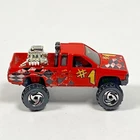 Hot Wheels Checkered Flag Racing Truck Vintage 1987 Die Cast Toy Car