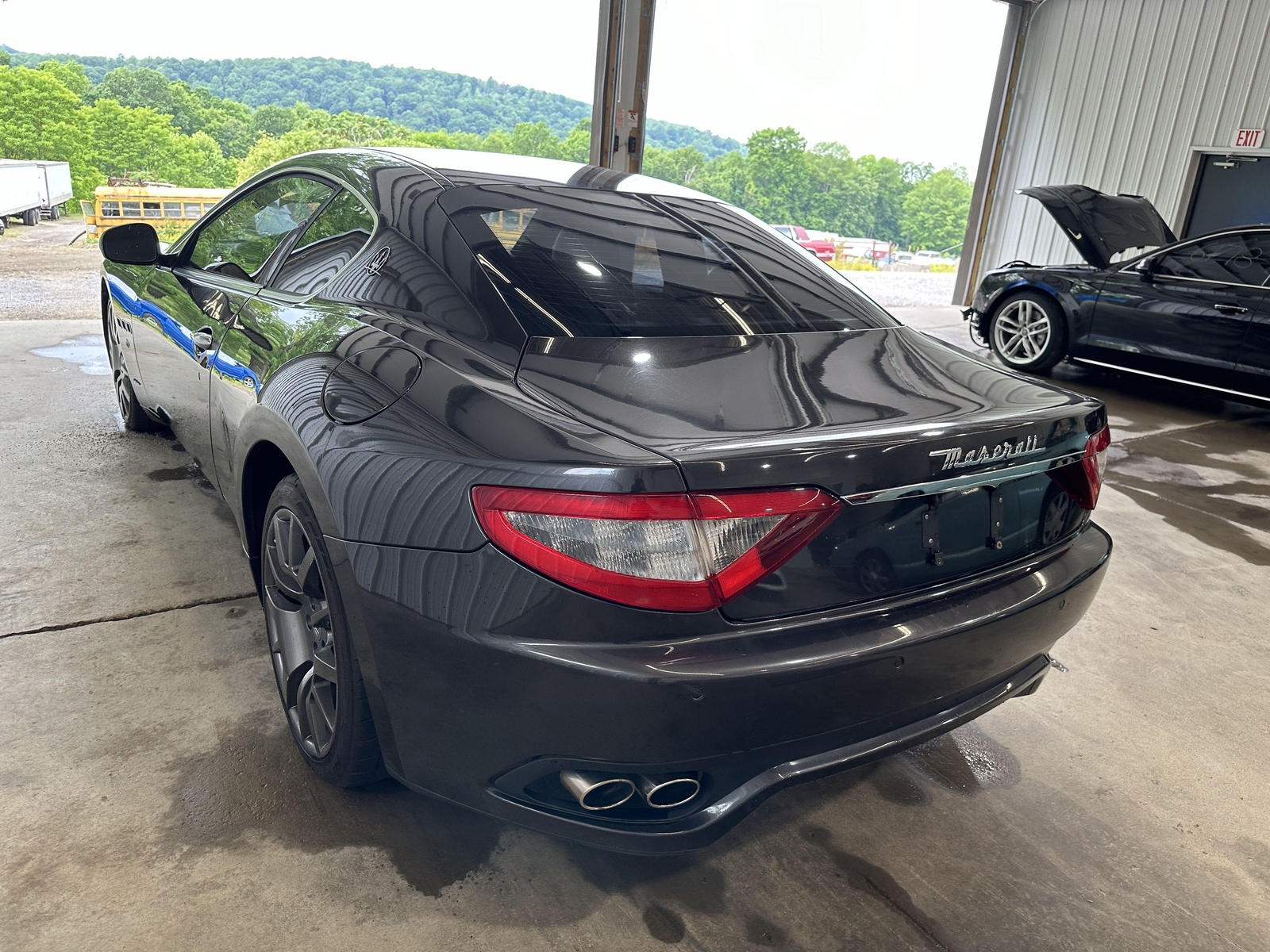 09 MASERATI GRANTURISMO REAR TRUNK DECKLID LIFT GATE GRIGIO GRANITO METALLIC 672