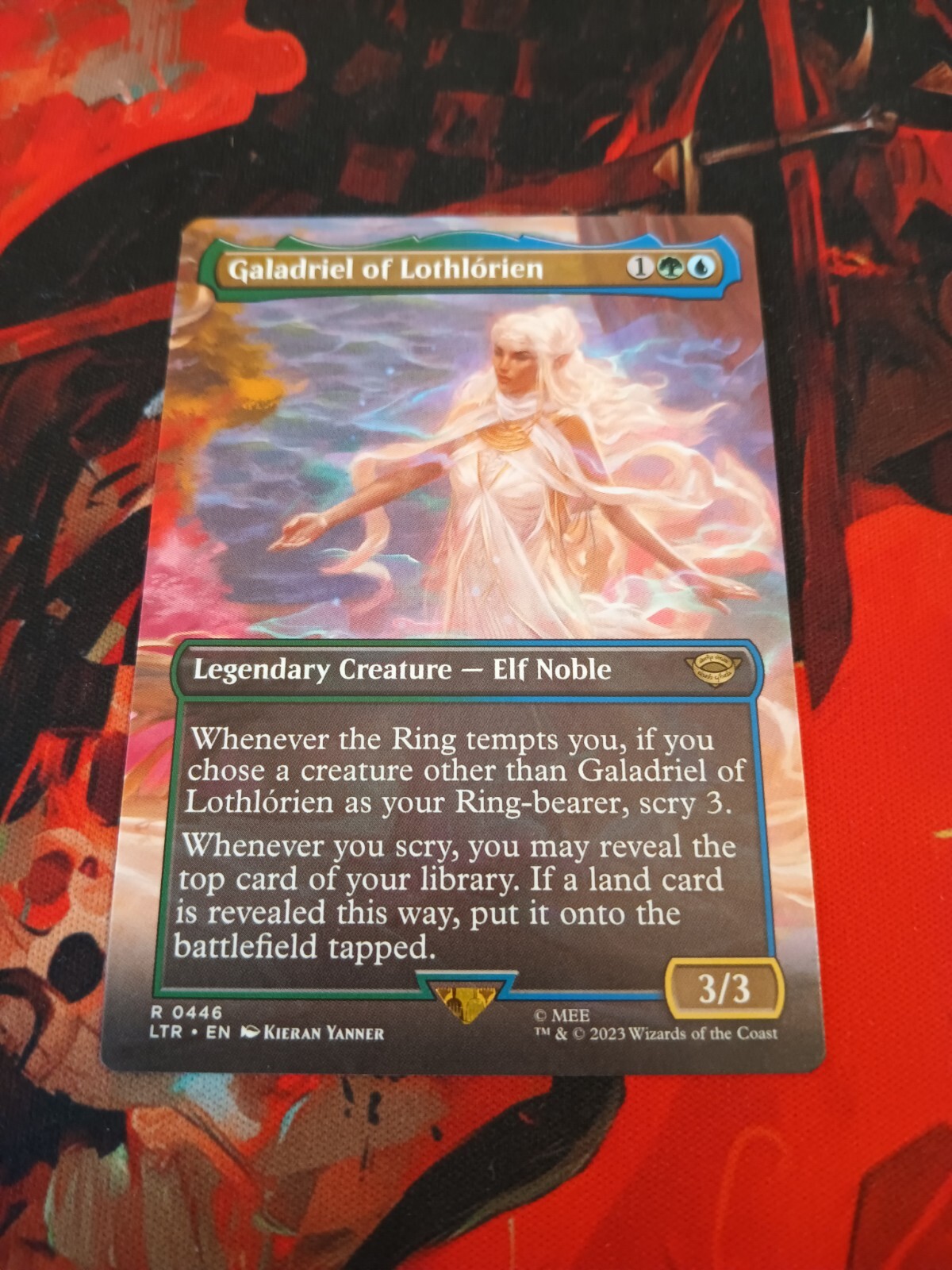 MTG Galadriel Of Lothlorien Borderless 446 Lord Of The Rings LOTR x1 NM Rare