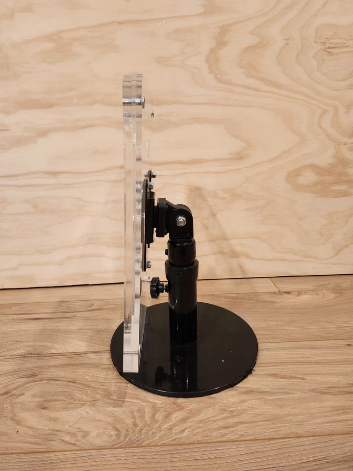 Acrylic Anti-Theft Tablet Desktop Stand for Samsung Galaxy Tab, iPad, Kindle - Image 3 of 4