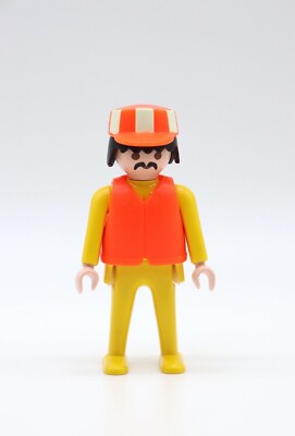 Lot D'accessoires Playmobil : Béret Jaune, Casquette, Etc. (grand-père, Golfeur, Directeur, Clown) - Occasion