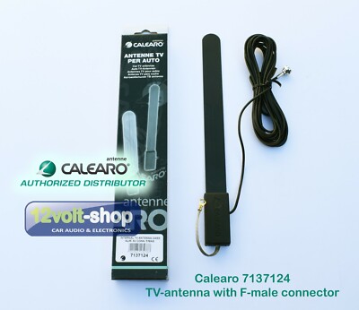 Calearo 7137124 DVB-T TV-antenna, F-male, 5V Phantom supply