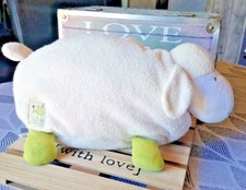Doudou peluche range pyjama mouton blanc vert Koko la lune Moulin Roty 