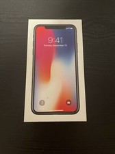 Apple iPhone X, Space Gray, 64GB MQCK2LL/A EMPTY BOX ONLY